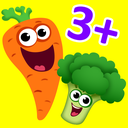 Funny Food! Educational games for kids 3 years old