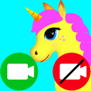 unicorn fake video call game