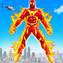 Flying Fire Hero Robot Transform: Robot Games