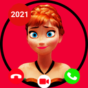 fake Call from princess anna Chat and video call