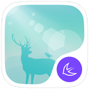 Deer in the forest theme