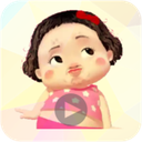Animated sticker for girls