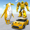 Penguin Robot Car Game: Robot Transforming Games