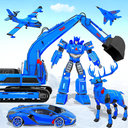 Snow Excavator Deer Robot Car