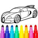 Learn Coloring & Drawing Car Games for Kids – رنگ آمیزی ماشین