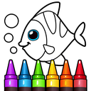 Learning & Coloring Game - آموزش نقاشی کودکان