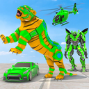 Tiger Robot Transforming Games : Car Robot Games
