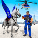 Flying Horse Police Chase Sim
