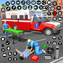 911 Ambulance City Rescue Game