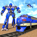 Real Train Robot Transformation: Robot Car Games