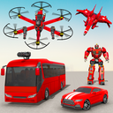 Bus Robot Car Drone Robot Game