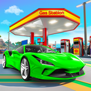 Gas Station Car Wash Car Driving Sim: Parking Game