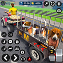 ATV Bike Dog Transporter Cart Driving: Dog Games