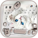 Innocent Cute Cat Keyboard Theme