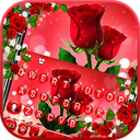 Love Red Rose Keyboard Theme