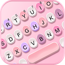 Pink Candy Color Keyboard Background