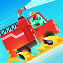 Dinosaur Fire Truck - Firefighting games for kids