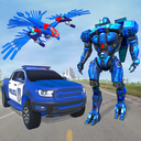 US Police Transform Robot Car Cop Eagle game