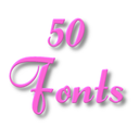 Fonts for FlipFont 50 #6