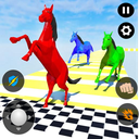 Horse Run Colours: Fun Race 3D Games