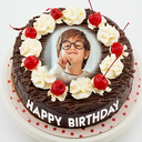 Name Photo On Birthday Cake - Birthday Photo Frame