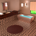 Washroom Cleanup 3D House Bath