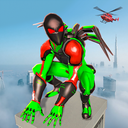 Frog Spider Robot Hero: Ninja Robot War Games