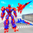 Air Force Real Robot Transform: Fighter Jet Plane