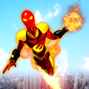 Flame Super Hero Battle: Mad City Fighter 3D