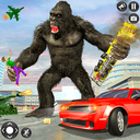 Gorilla City Rampage: Angry Animal Attack Game