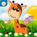 Farm animals for toddler Babies card Animal sounds