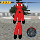 Stickman Spider Rope Hero Gangsters City